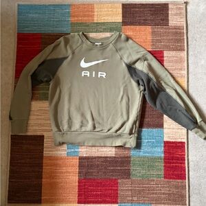 Nike Olive Green Men's French Terry Crew